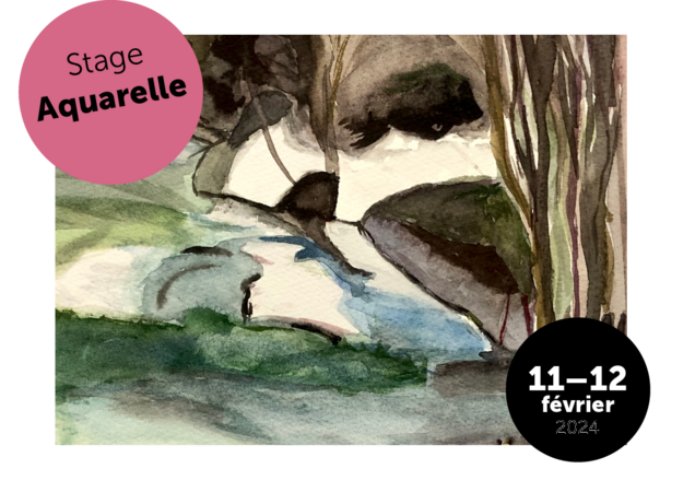 Stage vacances d'Hiver / Peinture Aquarelle