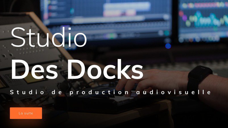 STUDIO DES DOCKS - Studio de production audiovisuelle
