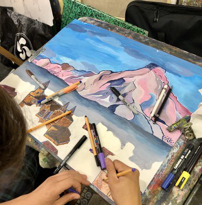 Atelier Oh les beaux jours - COURS DE DESSIN ET PEINTURE POUR ADOLESCENTS