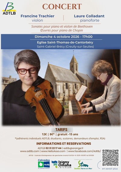 Concert de F. TRACHIER, violon et L. COLLADANT, pianoforte