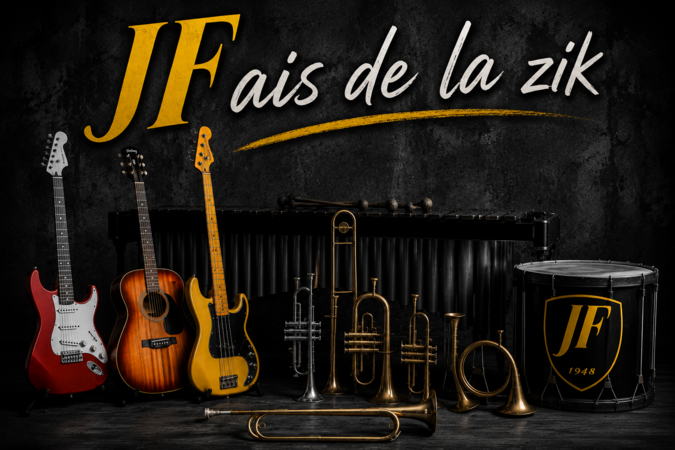 JFais de la zik - cours de cuivres claviers percussions guitares et basses