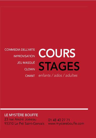 Le Mystère Bouffe - Cours de théâtre - Commedia dell'Arte
