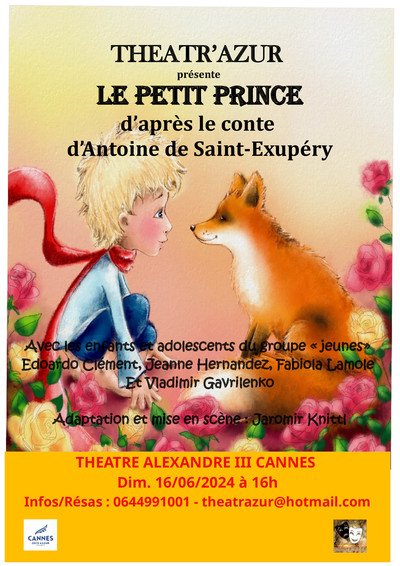 Le Petit Prince d'Antoine de Saint Exupéry