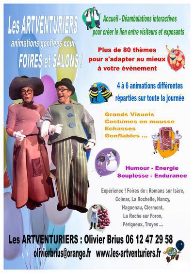 Les Artventuriers - Spectacles et animations déambulatoires