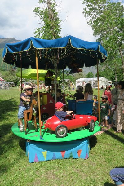 Manège écologique au festival des Montagn'Arts