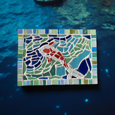 Odile Maffone - stages de mosaïque joyeuse dans mon atelier -Drôme -