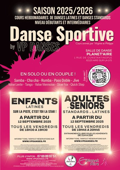 VP DANSES - Cours privés, collectifs de danse sportive,  danses de salon