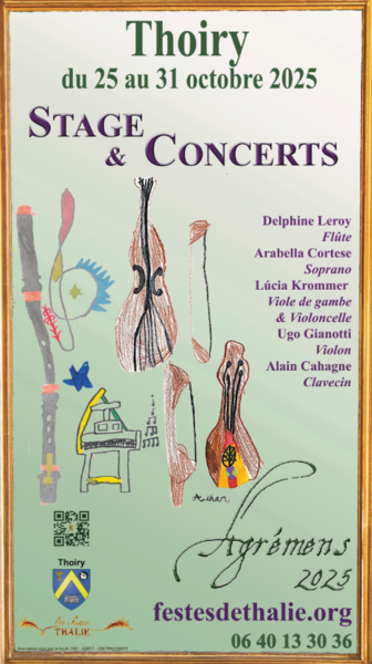 "Agrémens 2025" : stage international de musique baroque