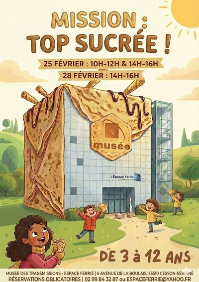 Chandeleur, mission top sucrée au musée des Transmissions