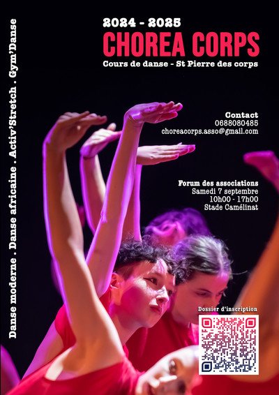 Choréa Corps - cours de danse moderne, danse africaine, stretching