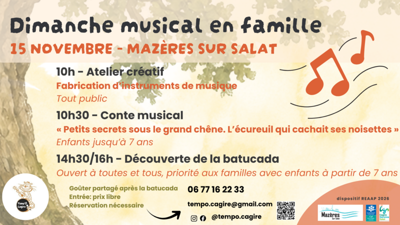 Dimanche musical en famille