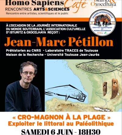 Homo Sapiens Café: Cro-Magnon à la Plage