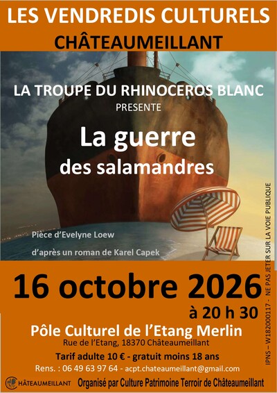 La guerre des salamandres par cie du Rhinocéros Blanc