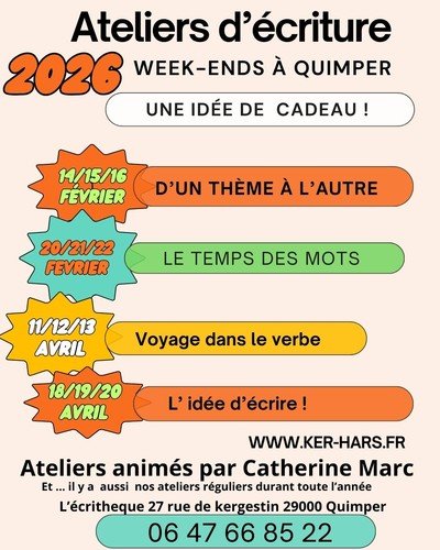 Les ateliers d'écriture de L'écrithèque