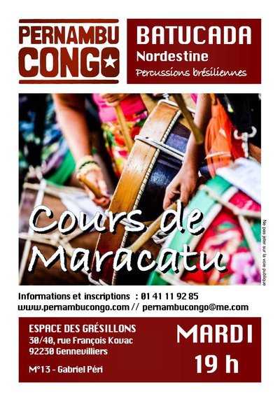 Pernambucongo - Cours de Maracatu