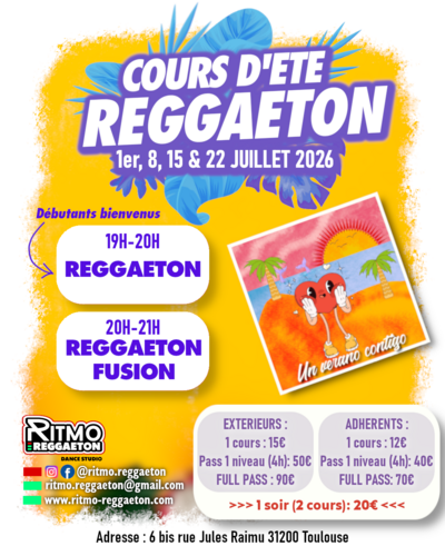 Ritmo Reggaeton - Cours d'été de Reggaeton