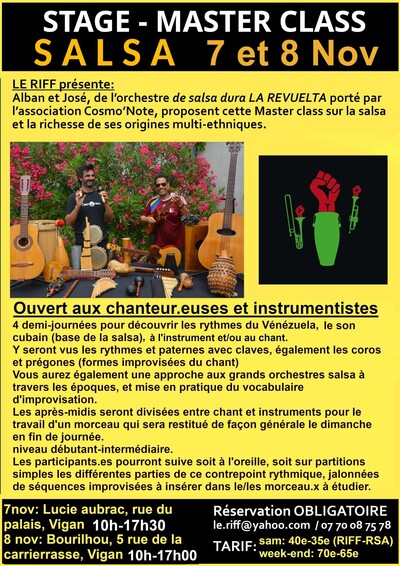 Stage de musique salsa | Le Vigan