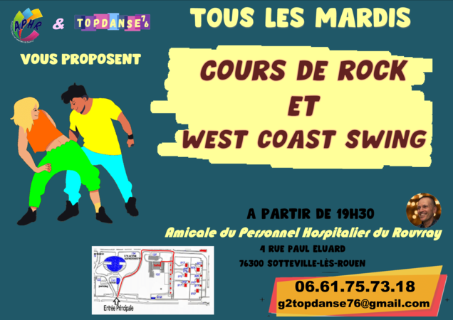 topdanse76 - cours de rock et de west coast swing