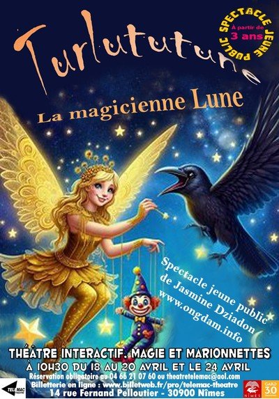 TURLUTUTUNE Théâtre, magie et marionnettes pour les 3-6 ans