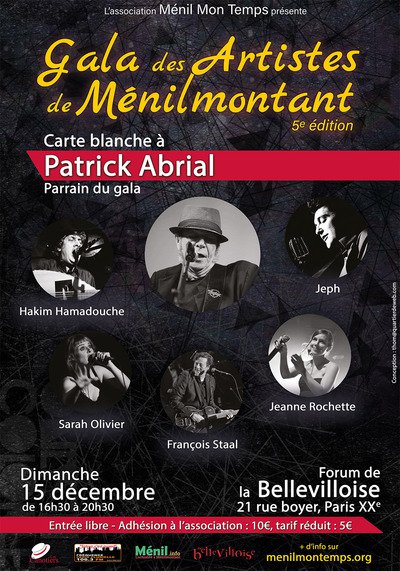5e Gala des artistes de Ménilmontant