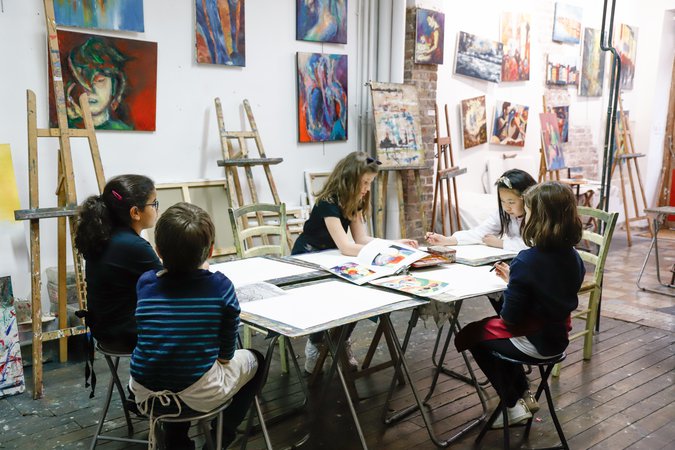 Atelier Oh les beaux jours - Cours de dessin et peinture pour les enfants