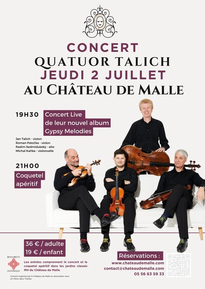 Concert du groupe Quatuor Talich