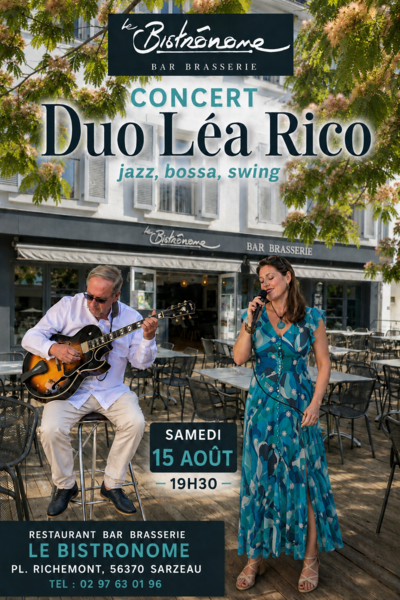 Concert Duo Léa Rico – Jazz, Bossa & Swing au Bistronome – S