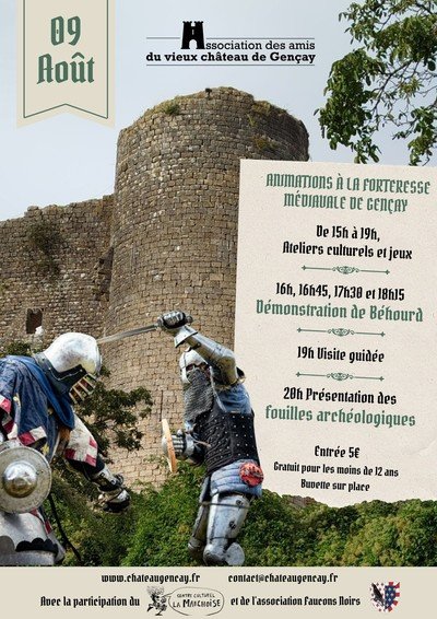 Fête médiévale à la forteresse de Gençay