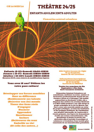 La Mezcla - Ateliers théâtre création enfants-ados-adultes