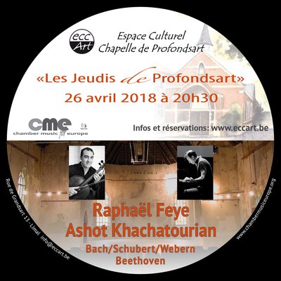 "Les Jeudis de Profondsart": Raphaël Feye et Ashot Khachatou