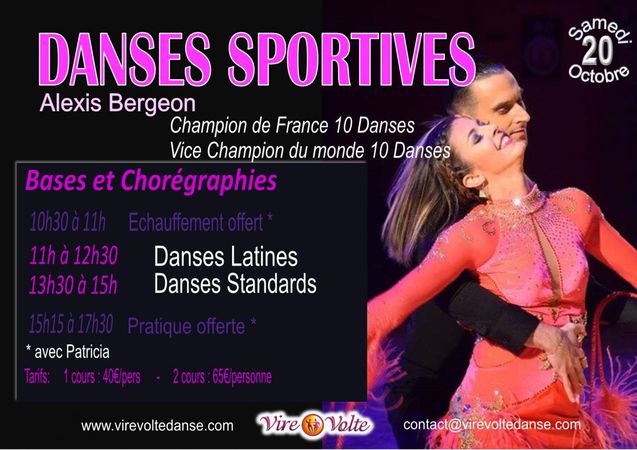 Stage de Danses Sportives avec Alexis Bergeon