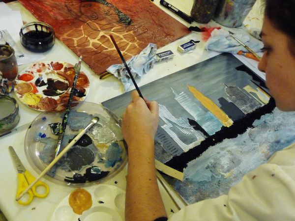 STAGE PEINTURE "TECHNIQUE MIXTE ET COLLAGE"