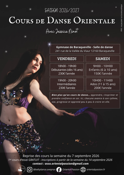 Association Oriental Passion - Cours Danse Orientale