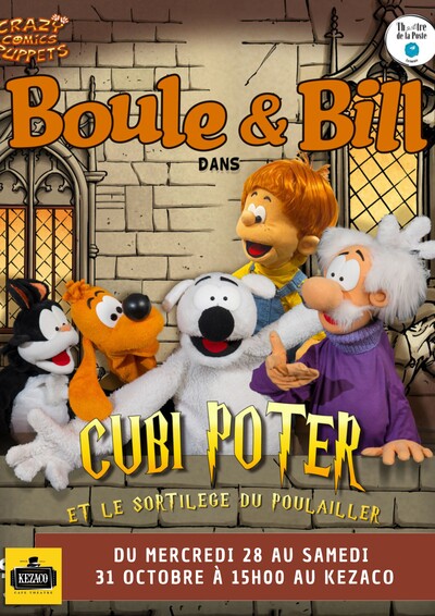 Boule & Bill dans Cubi Poter, le sortilège du poulailler