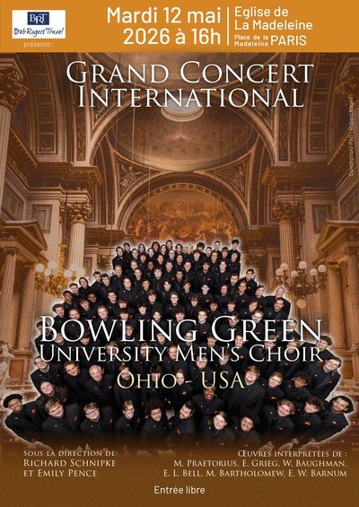 Chœur américain d’exception en concert à La Madeleine