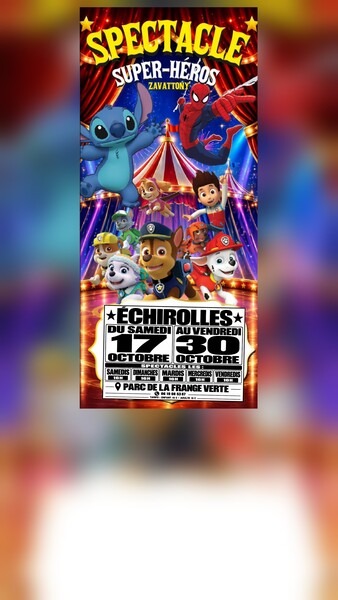 Cirque zavattony super-héros 