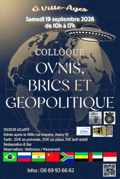 Colloque 'Ovnis, Brics et Géopolitique'