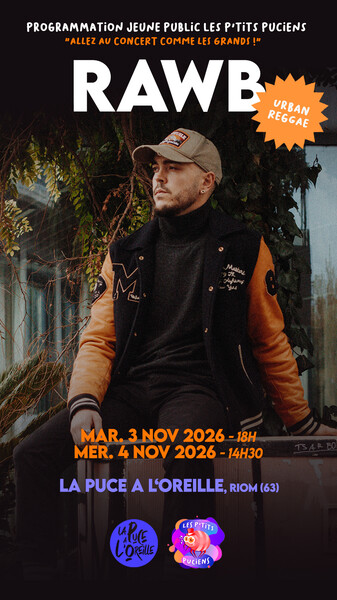 Concert jeune public : Rawb à La Puce a l'Oreille