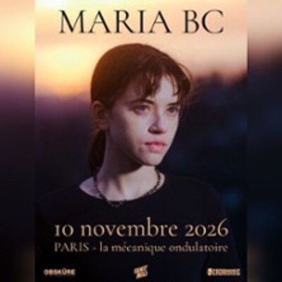 "Maria Bc, en concert à Paris"
