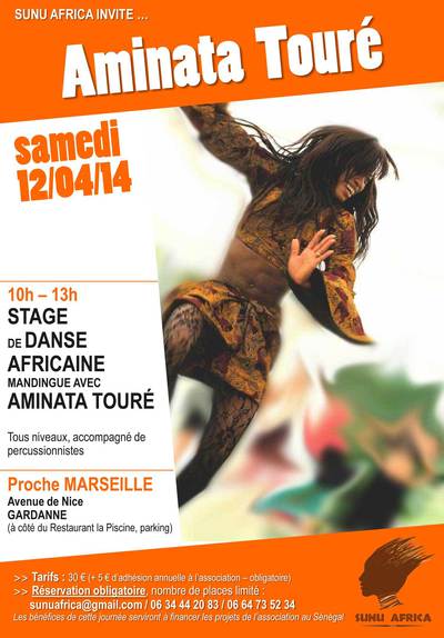 Stage de danse africaine avec Aminata TOURÉ