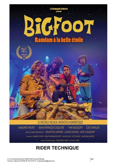 Arokaria Prod - BIGFOOT, Ramdam à la Belle Etoile