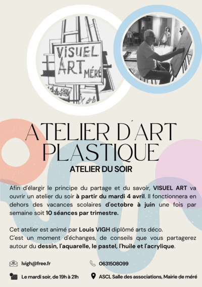 ASCL-Visuel Art - Cours du soir dessin-peinture 
