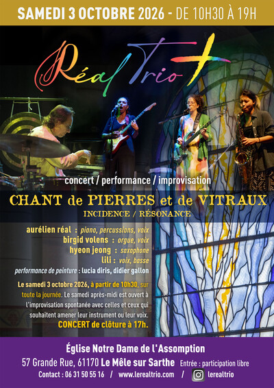 CONCERT DU RÉAL TRIO+ PERFORMANCE/IMPROVISATION