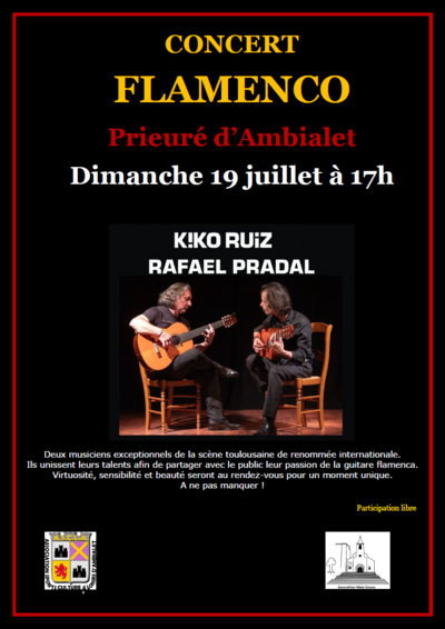 Concert flamenco Kiko Ruiz et Rafaël Pradal