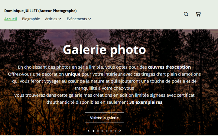 Dominique JUILLET - Auteur Photographe