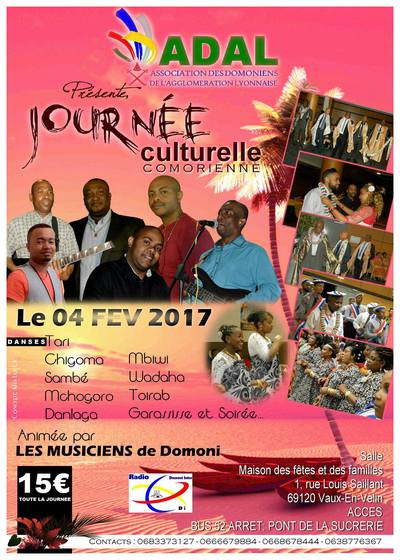 Journée Culturelle Comorienne avec ADAL à Lyon