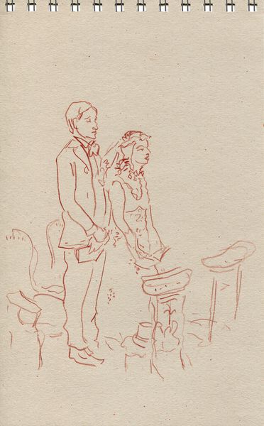 "Judelle" Nicolas Ménard - croquis d'évènements