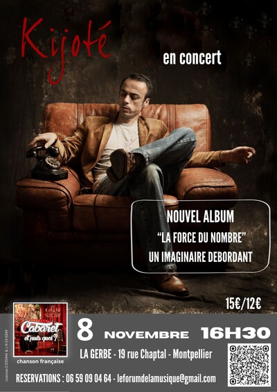 Kijoté, "La force du nombre", nouvel album