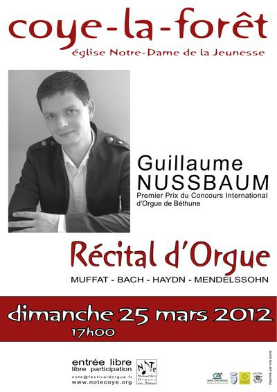 Récital d'orgue de Guillaume Nussbaum