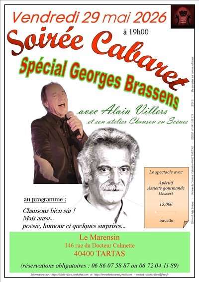 Soirée Cabaret "Spécial Brassens"